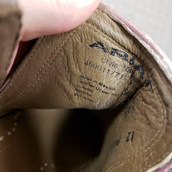 Ariat Womens Old Patriot Dixon Western Ankle Boot Size 5.5 Medium Leather Flag - Picture 15 of 15